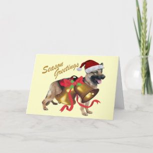 German Shepherd Season Greeting Cards