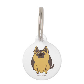 German shepherd "Shepa Tama (Long)"<名前・電話番号> Pet Tag