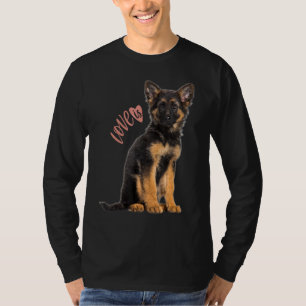 German Shepherd Shepard Dog Mom Dad Love Pet   4 T-Shirt