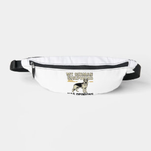 German Shepherd Shirt Funny Vintage Engraving Dog Bum Bags