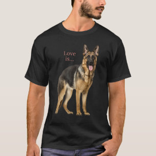 German Shepherd Shirt Shepard Dog Mum Dad Love Pet