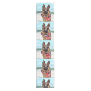 German Shepherd Short Table Runner