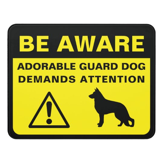 funny german shepherd warning signs