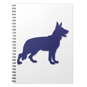 German Shepherd Silhouette Notebook