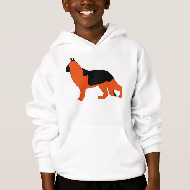 German Shepherd silo black and red (Front)