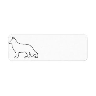 german shepherd silo white