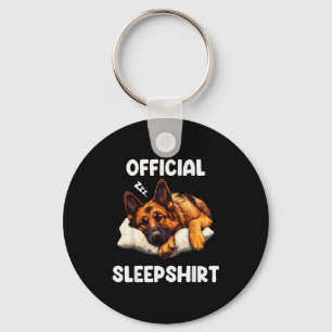 German Shepherd Sleepshirt Dog Lover Pajamas Key Ring