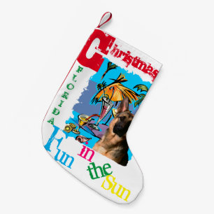 German Shepherd Small Christmas Stocking