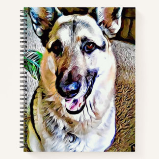 German Shepherd Spiral Notebook