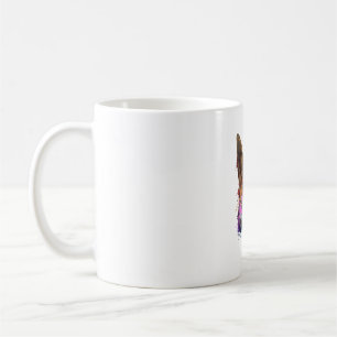 German Shepherd Splash Art Coffee Mug
