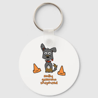 German Shepherd Sports Key Ring