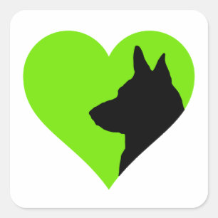 German Shepherd   Square Sticker