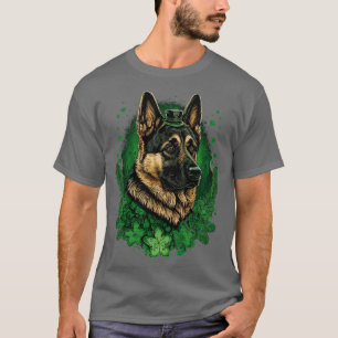 German Shepherd St Patricks day T-Shirt