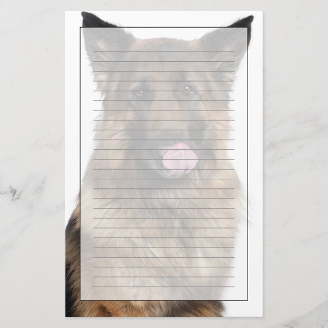 German Shepherd Stationery (Front)