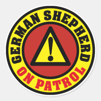 german shepherd sticker