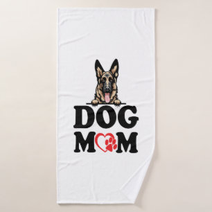 German Shepherd Stickers - German Shepherd Dog Mum Bath Towel