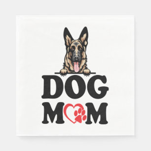 German Shepherd Stickers - German Shepherd Dog Mum Napkin