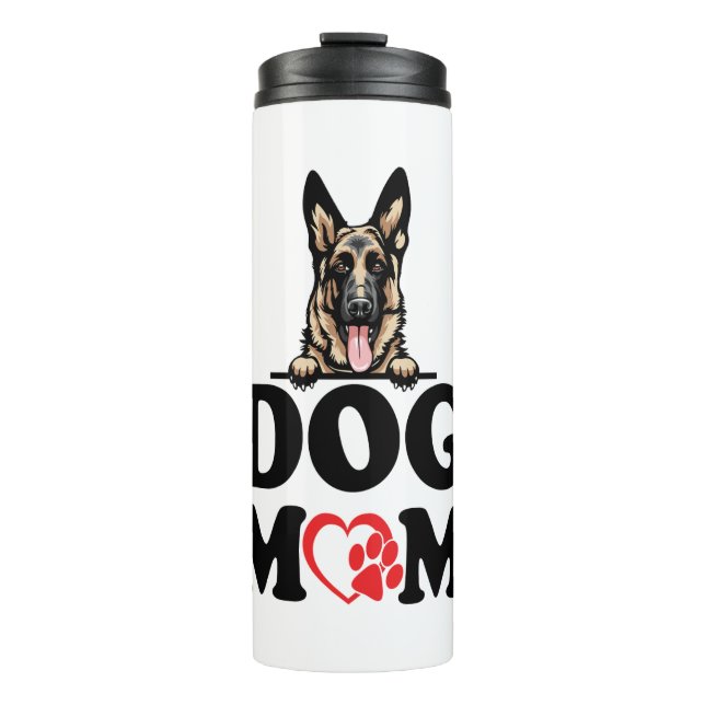 German Shepherd Stickers - German Shepherd Dog Mum Thermal Tumbler (Front)