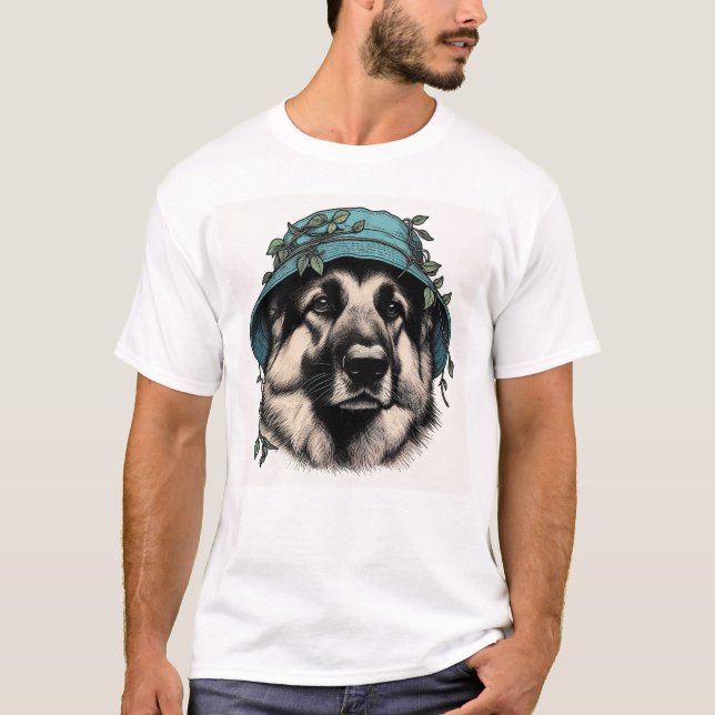 German Shepherd Summer T-Shirt (Front)