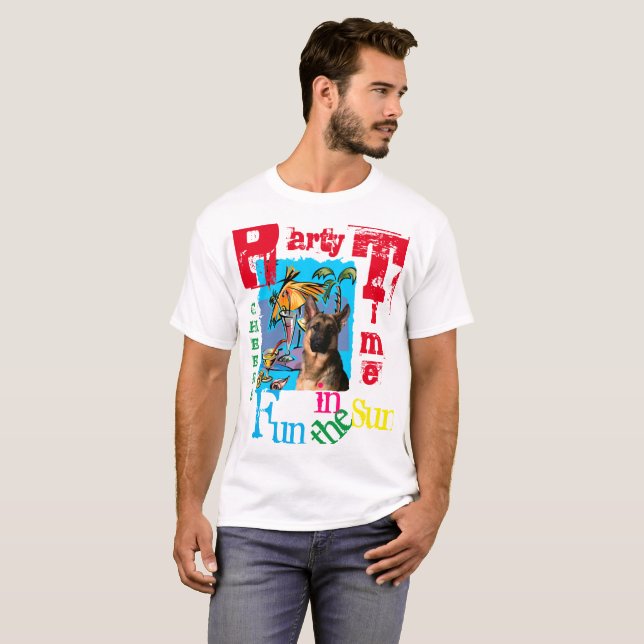 German Shepherd T-Shirt (Front Full)