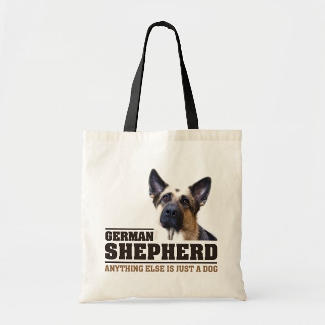 German Shepherd T-shirtBag Tote Bag (Front)