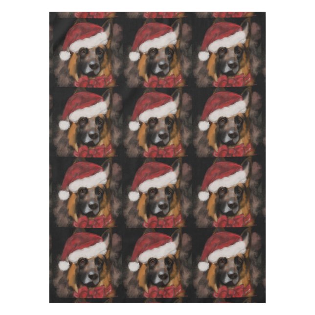 German Shepherd  Tablecloth (Front)