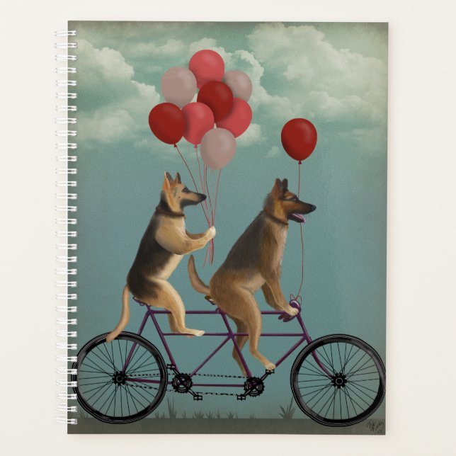 German Shepherd Tandem Planner (Front)