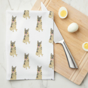 German Shepherd Tea Towel