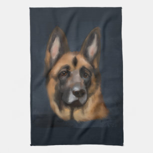 GERMAN SHEPHERD     TEA TOWEL