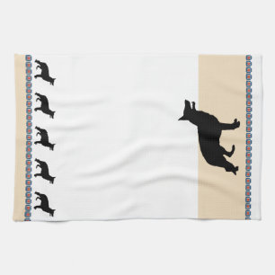 German Shepherd Tea Towel