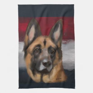 German Shepherd       Tea Towel