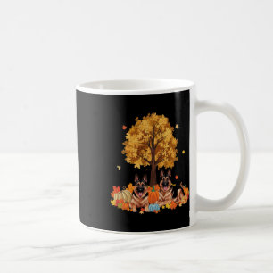German Shepherd Thanksgiving Pumpkin Fall Autumn Coffee Mug