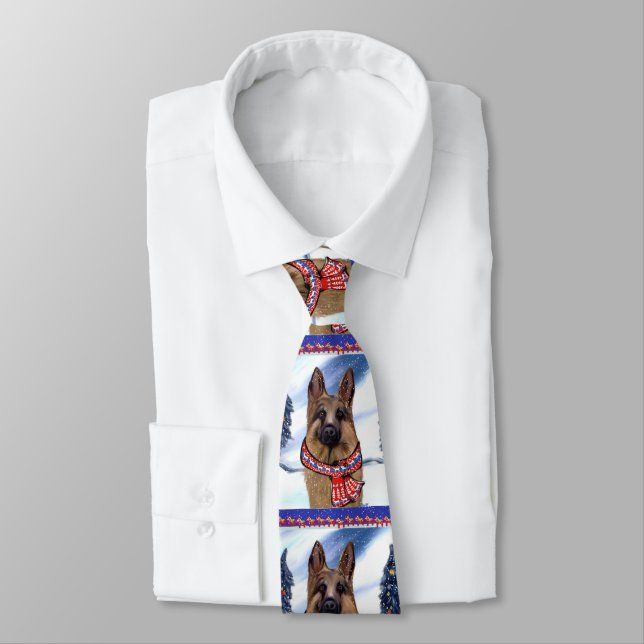 GERMAN SHEPHERD TIE (Tied)