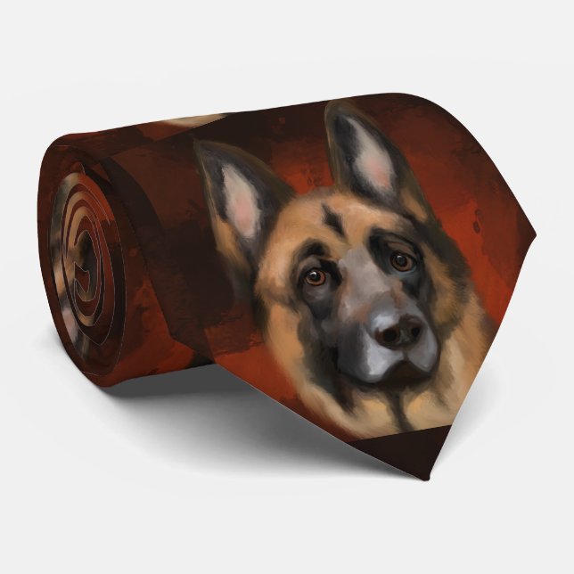 GERMAN SHEPHERD     TIE (Rolled)