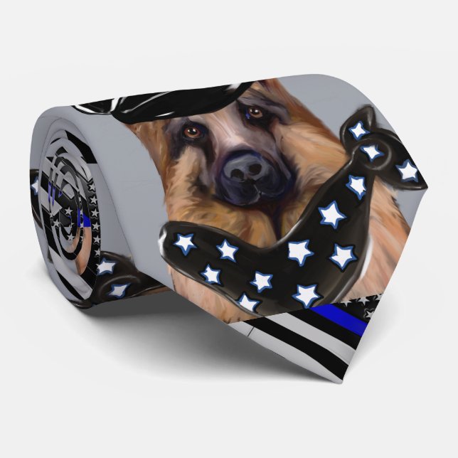 GERMAN SHEPHERD TIE (Rolled)