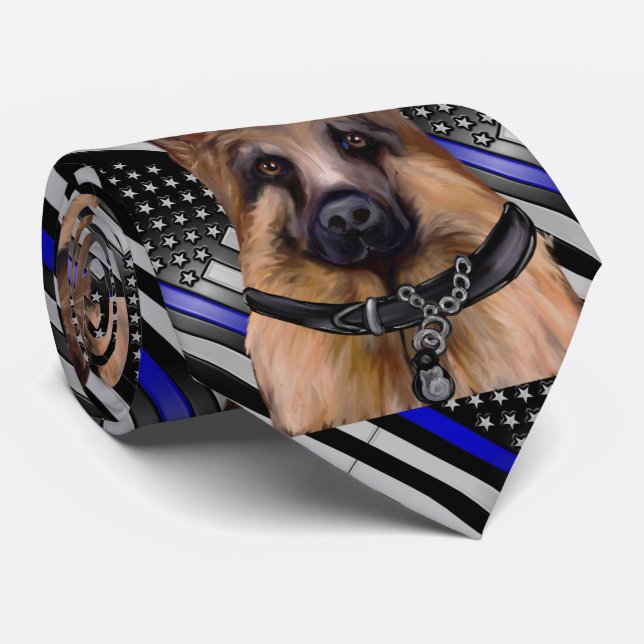 GERMAN SHEPHERD TIE (Rolled)