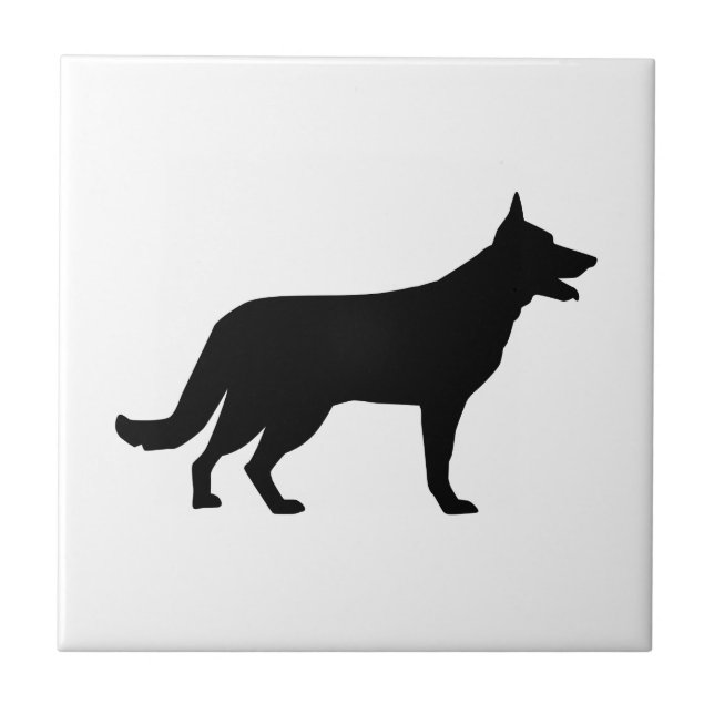 German shepherd tile (Front)