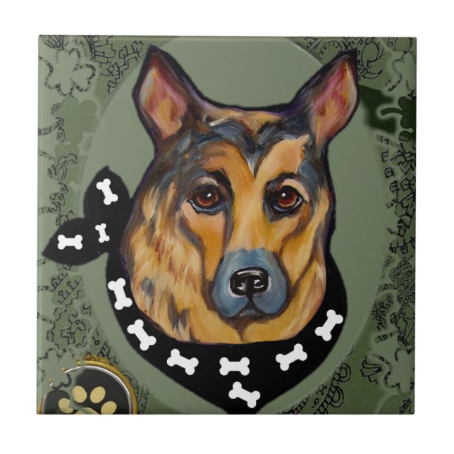 GERMAN SHEPHERD TILE (Front)