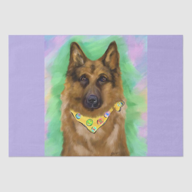GERMAN SHEPHERD     TISSUE PAPER (Front)