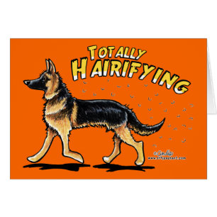 German Shepherd Totally Hairifying