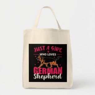German shepherd tote bag