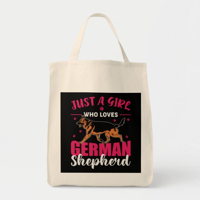 German shepherd tote bag (Front)