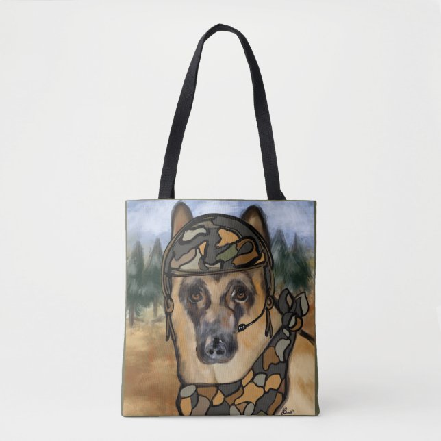 GERMAN SHEPHERD       TOTE BAG (Front)