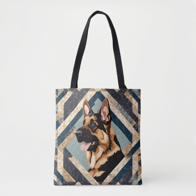 German Shepherd Tote Bag (Front)