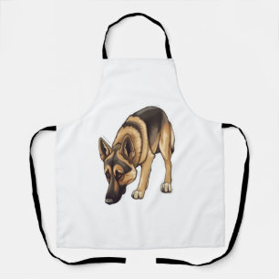 German Shepherd Tracking  Apron