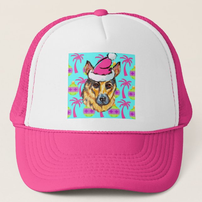 GERMAN SHEPHERD TRUCKER HAT (Front)