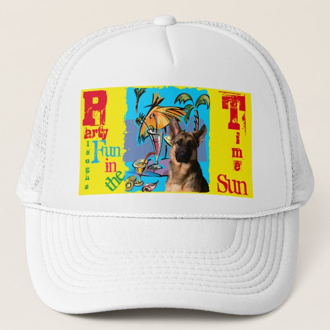 German Shepherd Trucker Hat (Front)