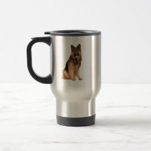 German Shepherd,tumbler wrap straight  design, dog Travel Mug