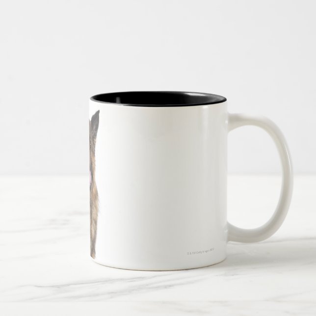 German Shepherd Two-Tone Coffee Mug (Right)
