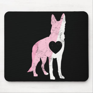 German Shepherd Valentines Day Cud Love Dog _1  Mouse Mat